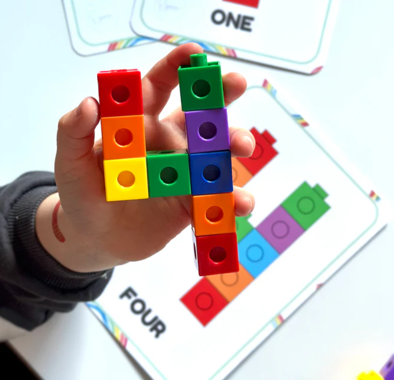 Busy Bag - Link Cube Match | Open Hand Learning