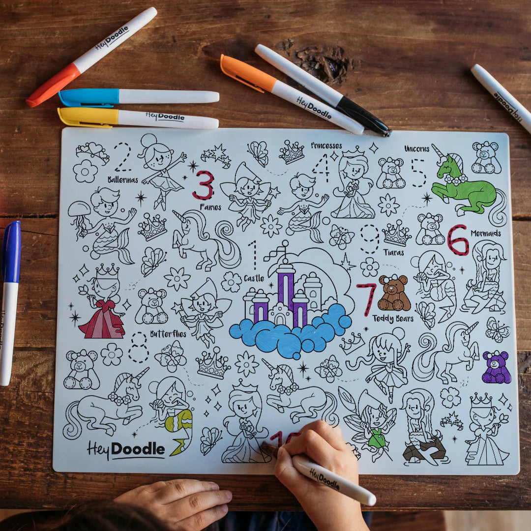 Sugar & Spice - Silicone Colouring Mat | Hey Doodle
