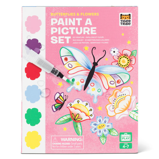 Paint-a-Picture Set - Butteflies & Flowers | Tiger Tribe