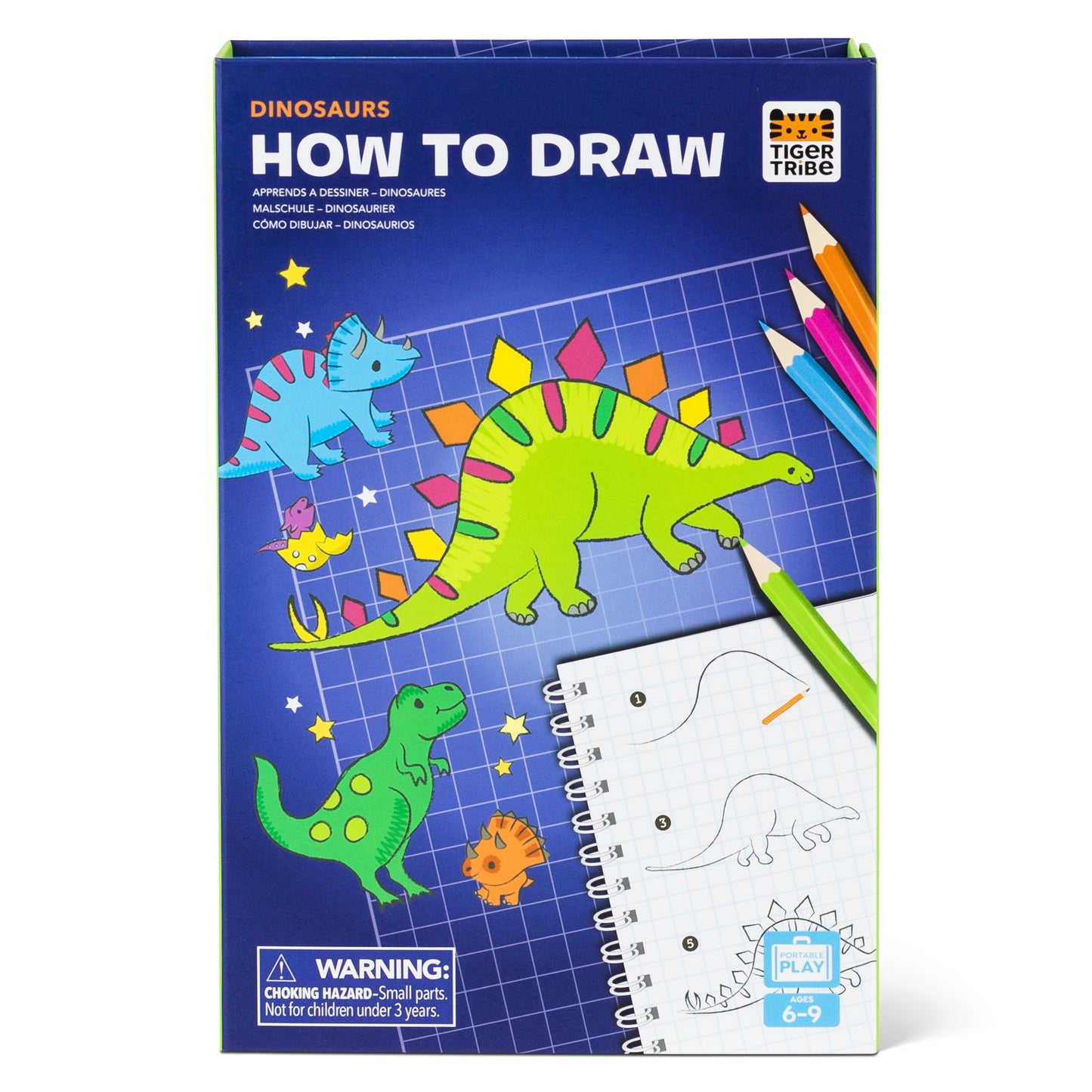 How to Draw - Dinosaurs | Tiger Tribe