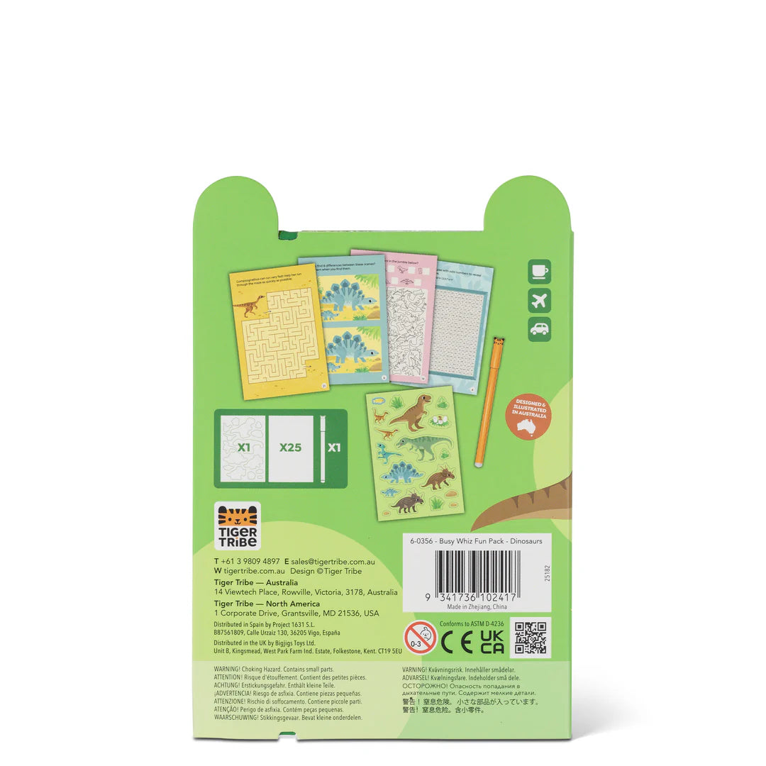 Busy Whiz Fun Pack - Dinosaurs | Tiger Tribe