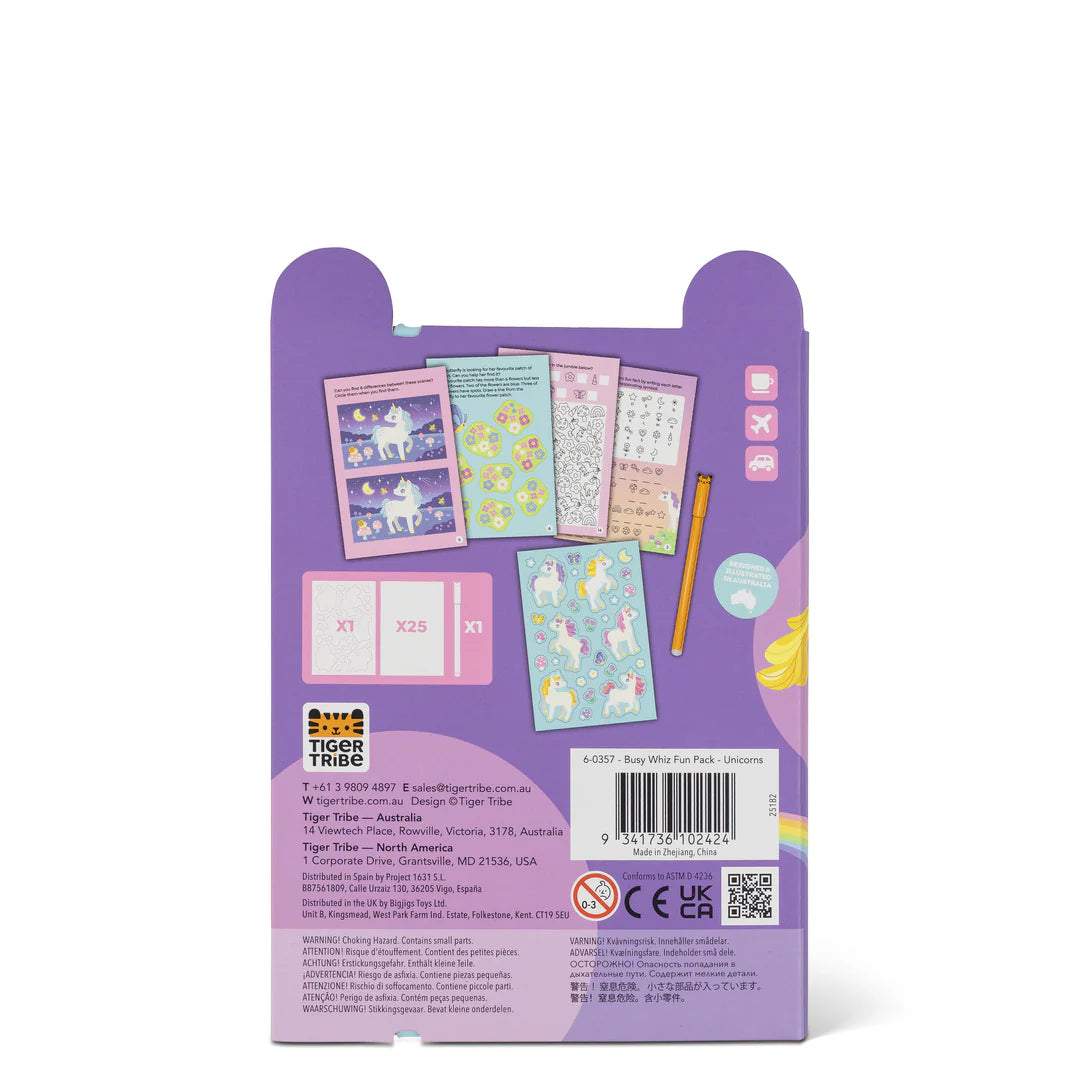 Busy Whiz Fun Pack - Unicorns | Tiger Tribe