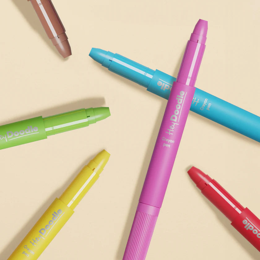 Washable Crayon Pens | Hey Doodle