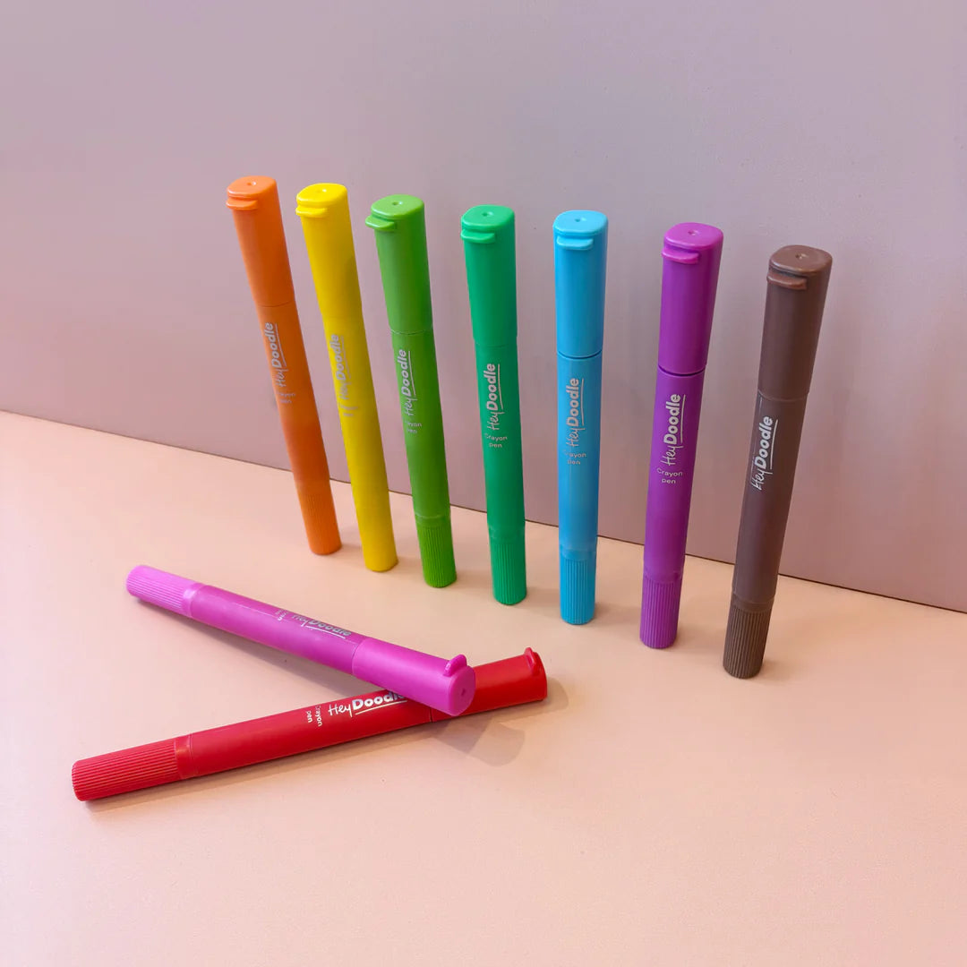 Washable Crayon Pens | Hey Doodle
