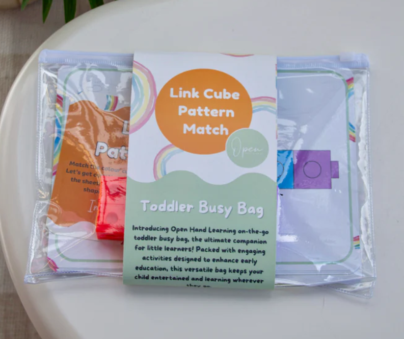 Busy Bag - Link Cube Match | Open Hand Learning