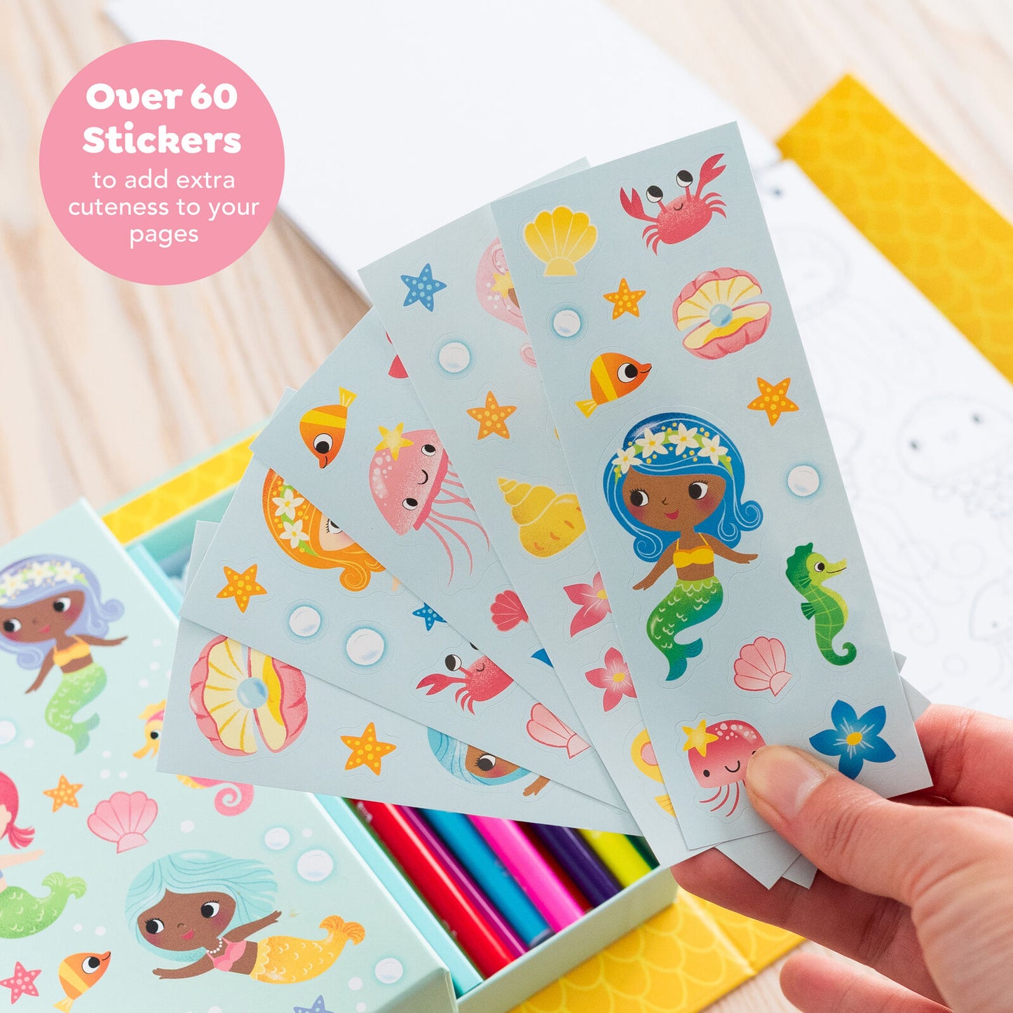 Colouring Set - Mermaids | Tiger Tribe