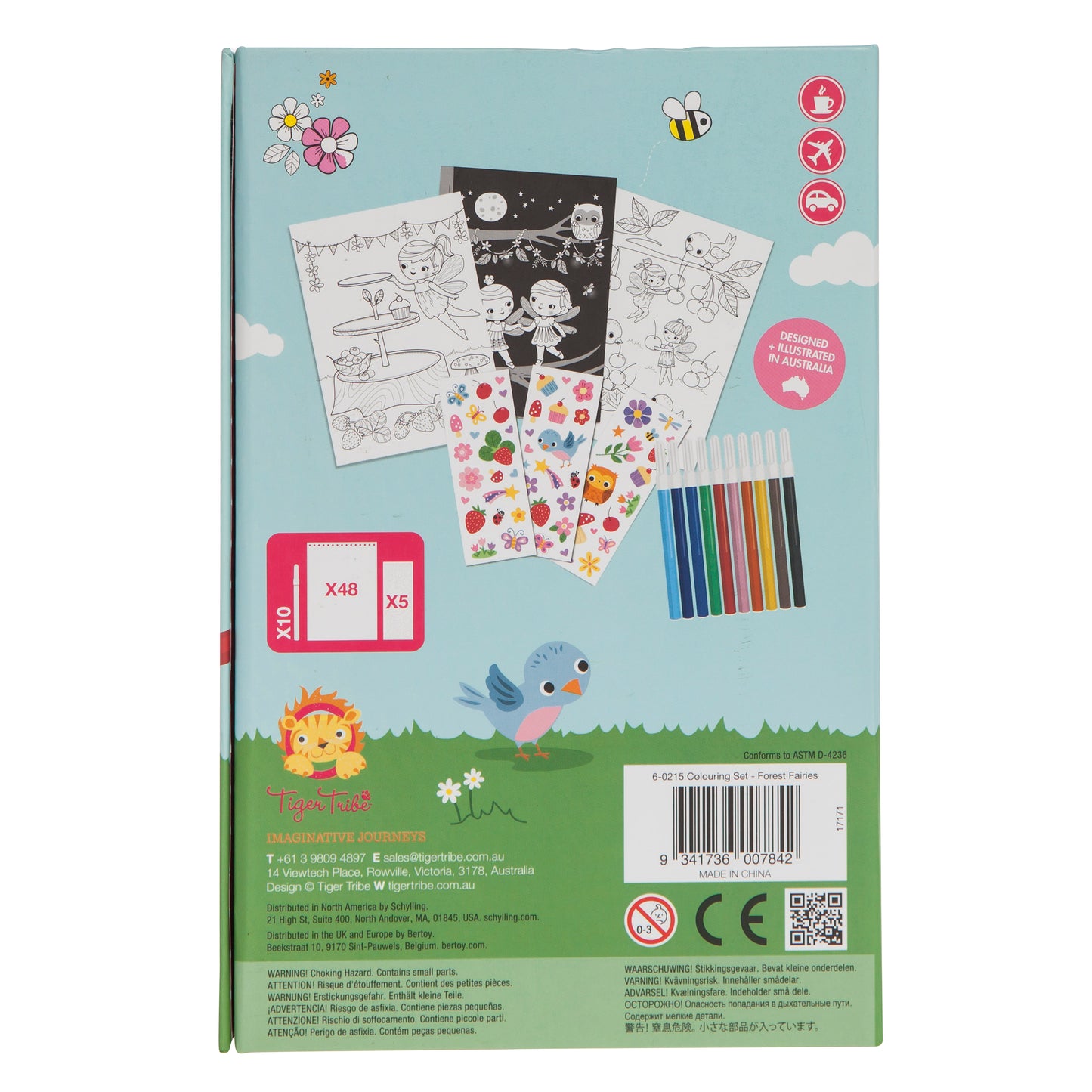 Colouring Set - Forest Fairies | Tiger Tribe