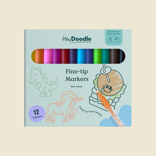 Fine-Tip Colour Markers | Hey Doodle