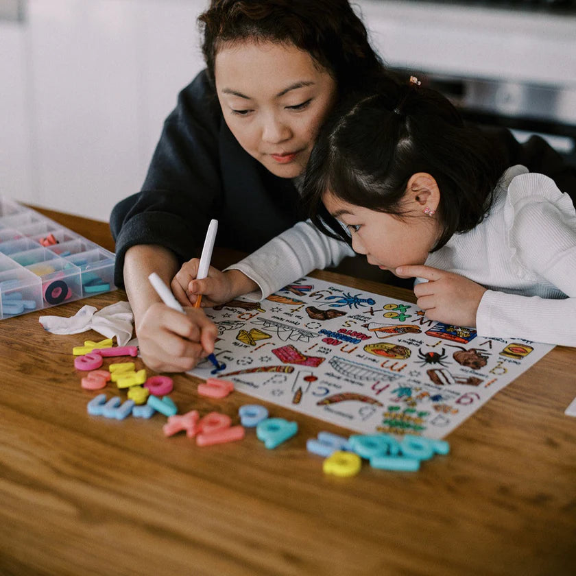 Aussie Icons - Silicone Colouring Mat | Hey Doodle