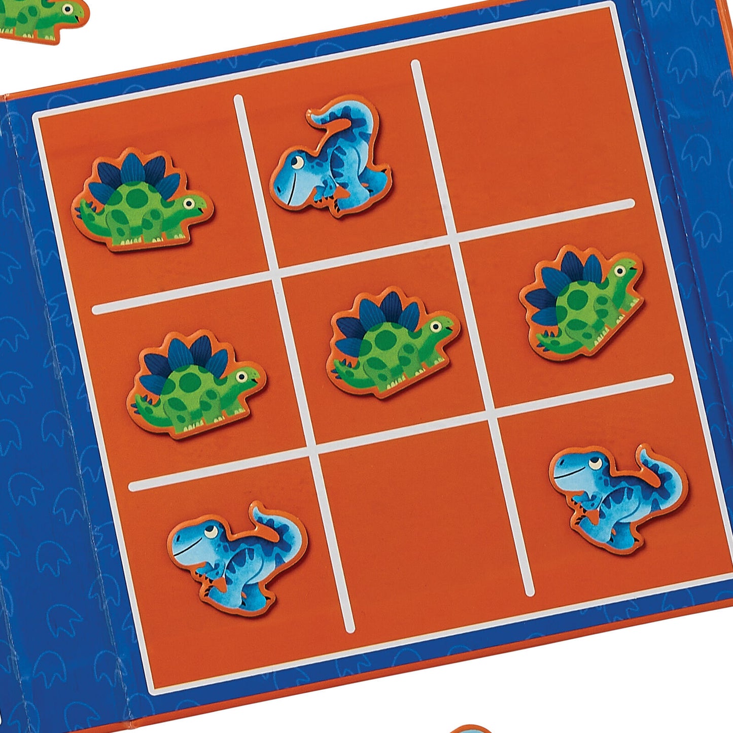 Magnetic Game - Tic Tac Toe & Checkers - Dino | Crocodile Creek