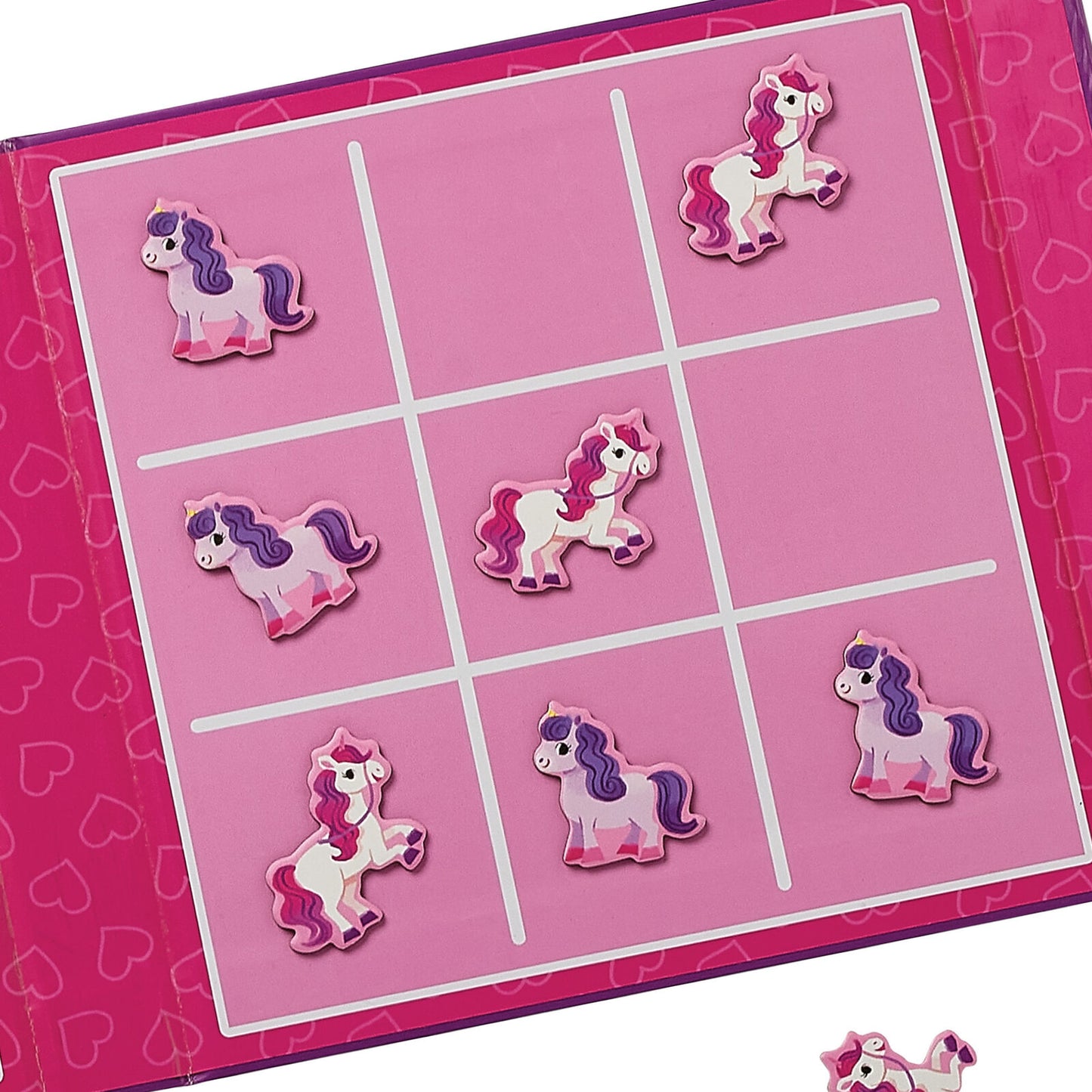 Magnetic Game - Tic Tac Toe & Checkers - Unicorn | Crocodile Creek