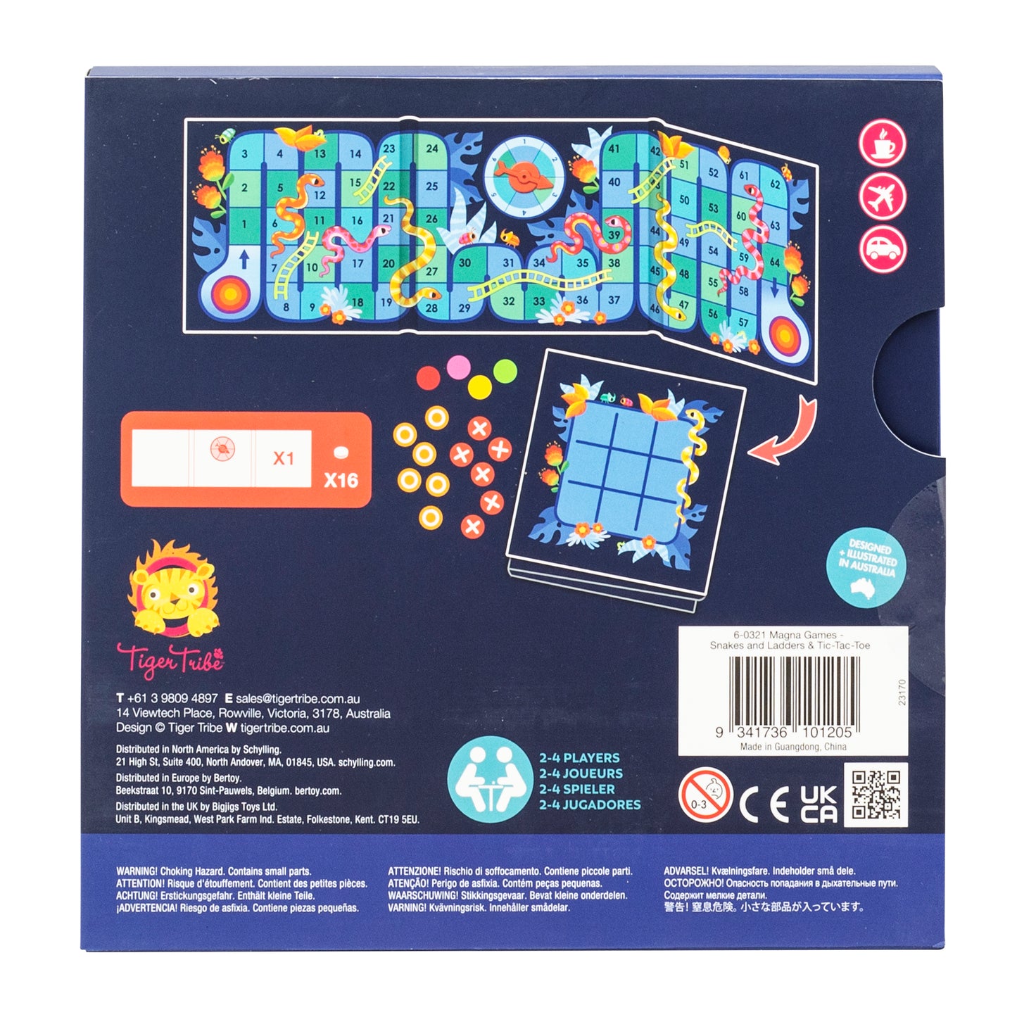 Magna Games - Snakes and Ladders & Tic-Tac-Toe | Tiger Tribe