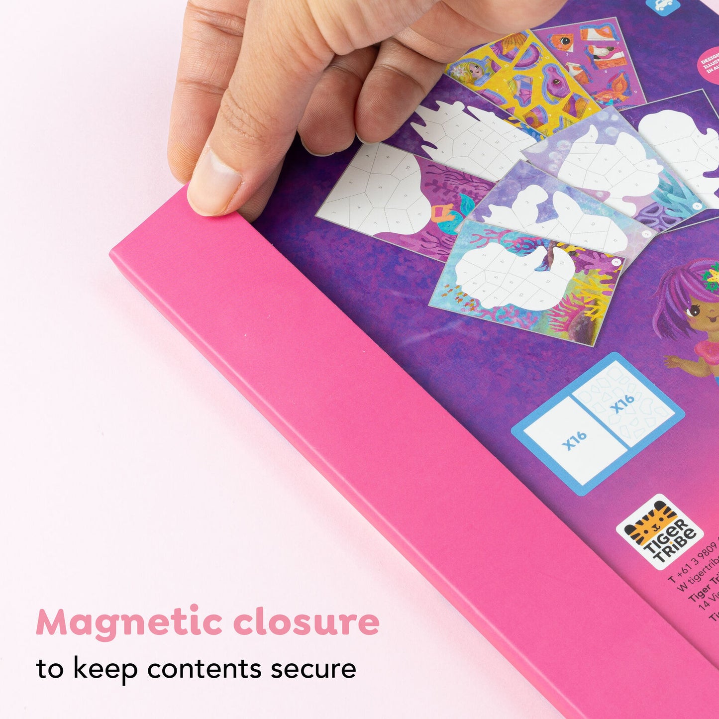 Sticker By Numbers - Mermaid Friends | Tiger Tribe