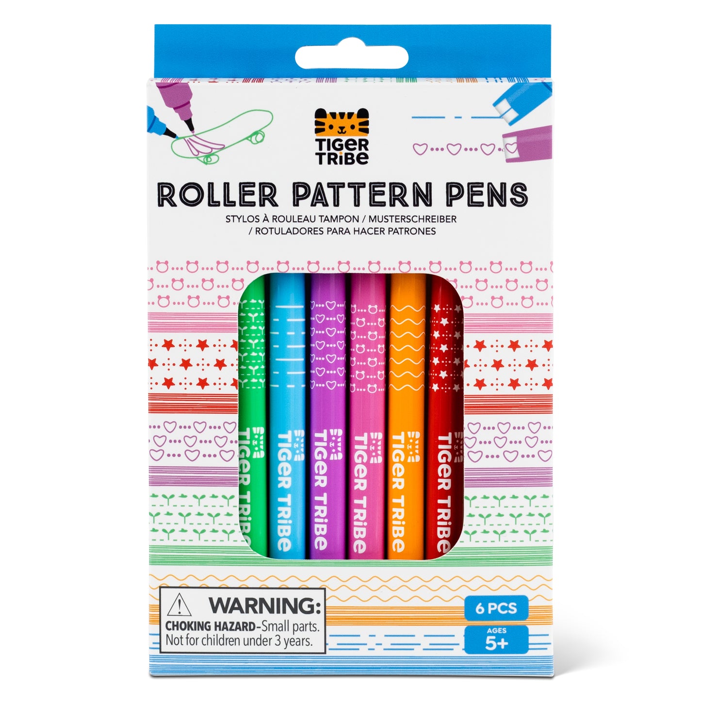 Roller Pattern Pens | Tiger Tribe