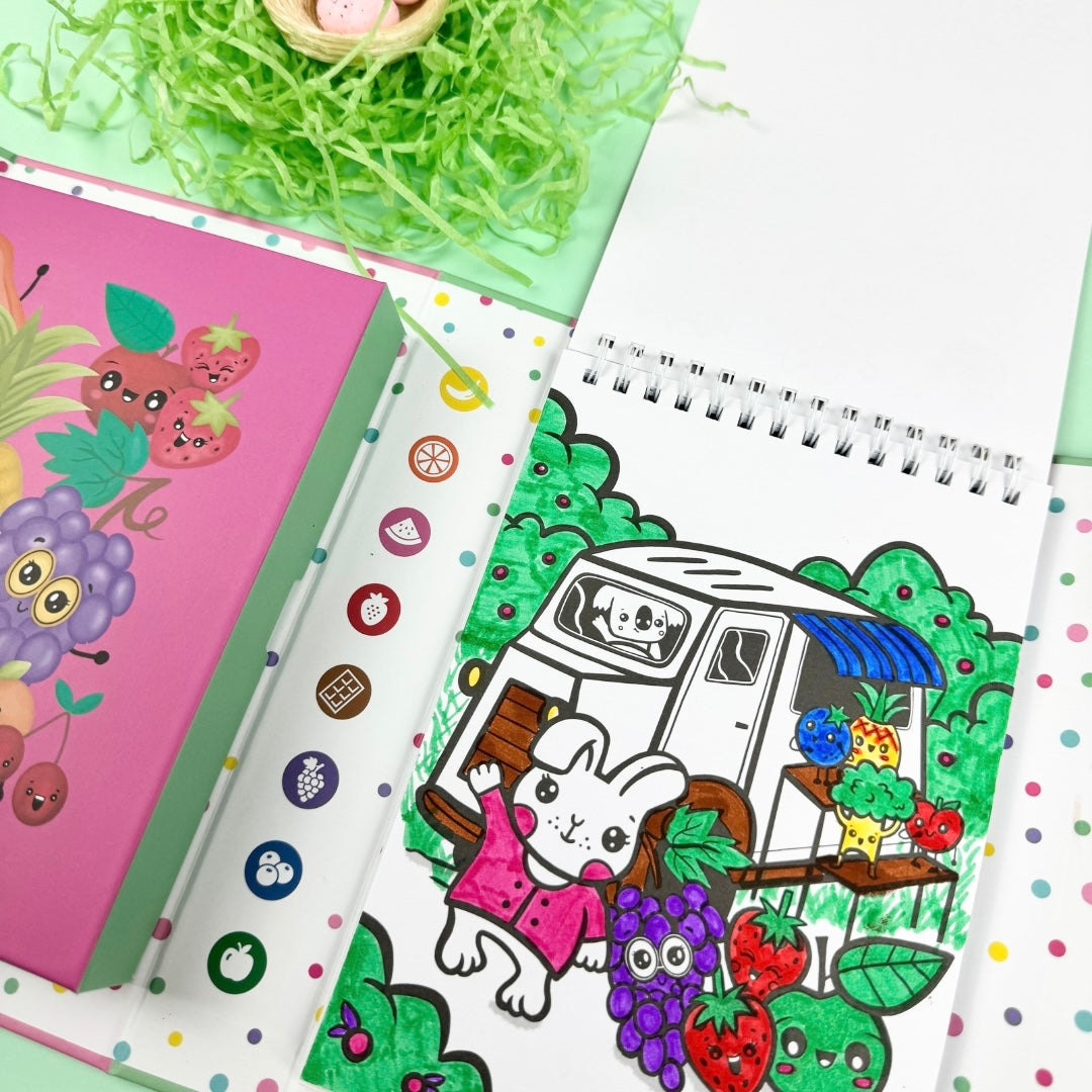 Scented Colouring Set - Fruity Cutie | Tiger Tribe