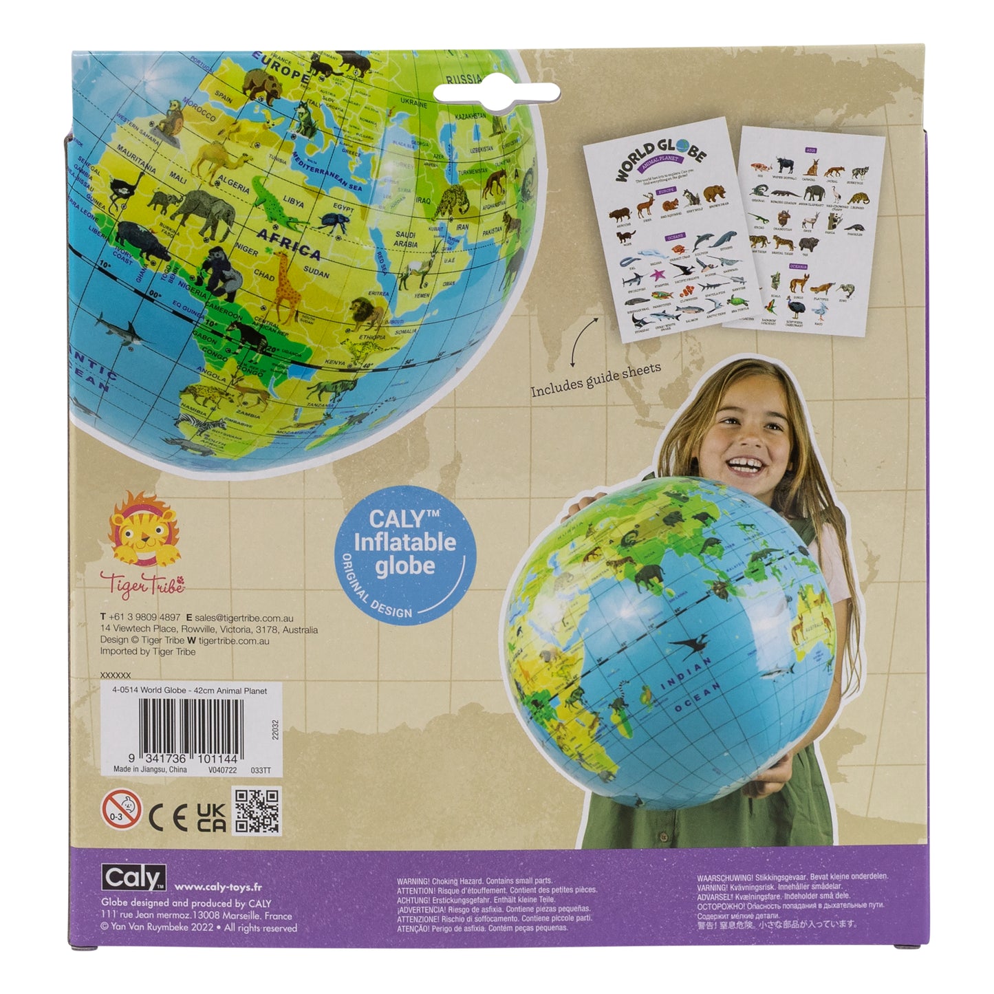 World Globe - Animal Planet 42cm | Tiger Tribe