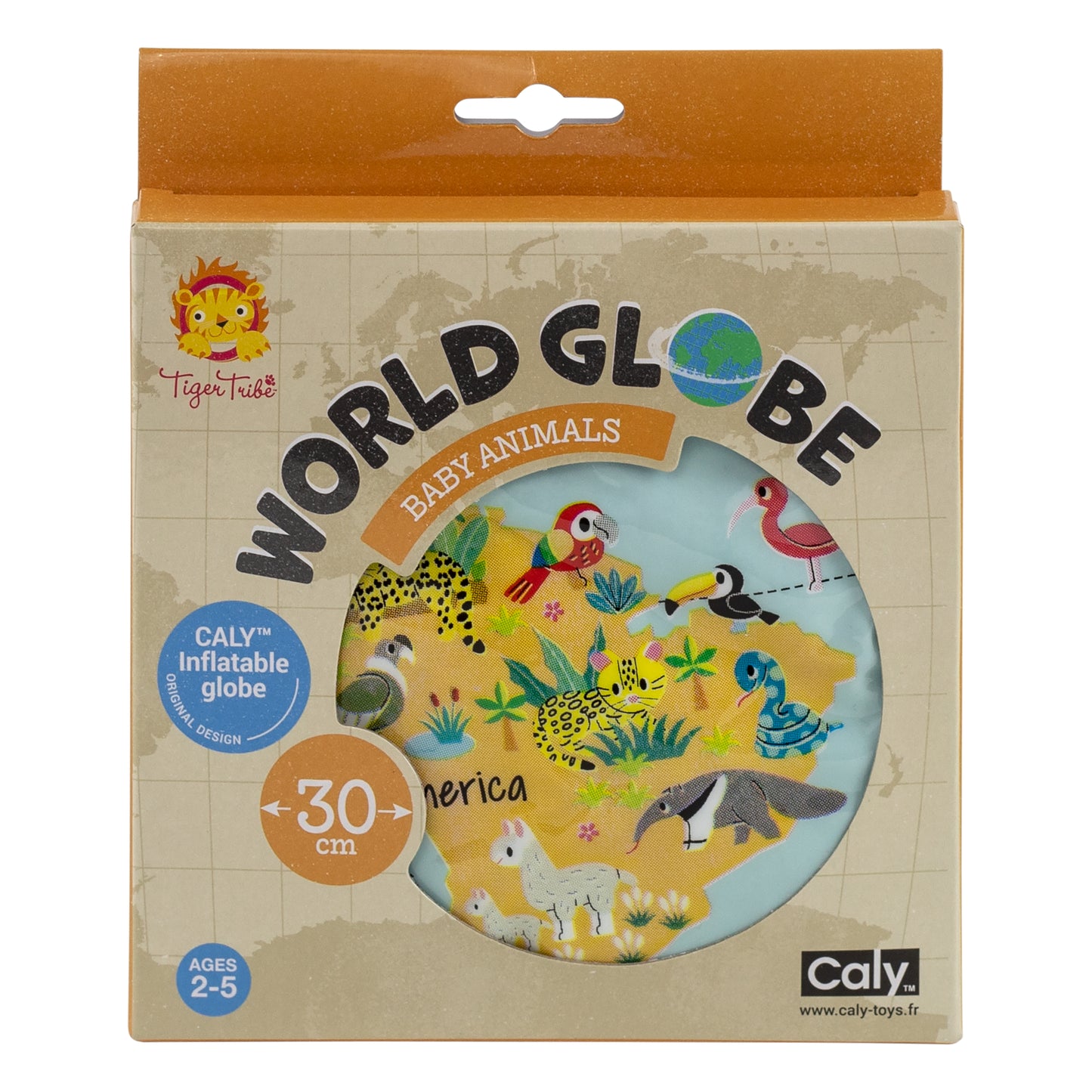 World Globe - Baby Animals 30cm | Tiger Tribe